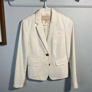 Banana Republic White Tweed Blazer- Size 0